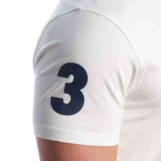 U.S Polo Assn. Herren-T-Shirt aus Baumwolle mit kurzen Ärmeln US42154027 Wit - L