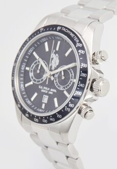 U.S Polo Assn. Horloge Charles Herenhorloge Zilver - One Size