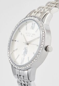 U.S Polo Assn. Horloge Faith Dameshorloge Zilver - One Size