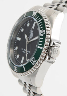 U.S Polo Assn. Horloge Hampton Gent Horloge Zilver