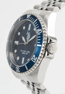 U.S Polo Assn. Horloge Hampton Gent Horloge Zilver