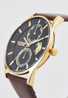 U.S Polo Assn. Horloge Henry Gent Horloge - maat Goud