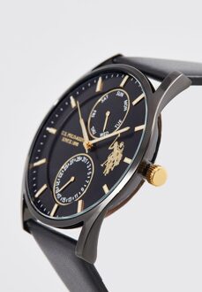 U.S Polo Assn. Horloge Henry Herenhorloge Zwart