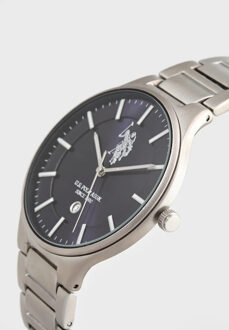 U.S Polo Assn. Horloge Jordan Herenhorloge Zilver