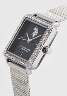 U.S Polo Assn. Horloge Juliette Dameshorloge Zilver