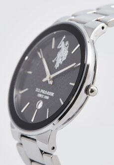 U.S Polo Assn. Horloge Logan Herenhorloge Zilver - One Size
