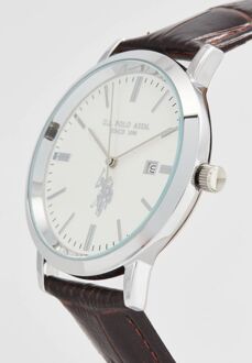 U.S Polo Assn. Horloge Oliver Herenhorloge Zilver