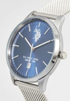 U.S Polo Assn. Horloge Owen Herenhorloge Zilver