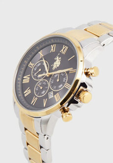 U.S Polo Assn. Horloge William Herenhorloge - maat Zilver