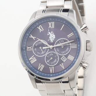 U.S Polo Assn. Horloge William Herenhorloge Zilver - One Size