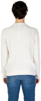 U.S Polo Assn. Kabelgebreide Trui Klassieke Pasvorm - maat EU 54 Wit