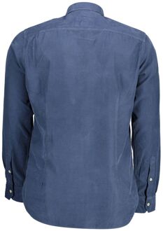 U.S Polo Assn. Katoenen Langen Mouwen Overhemd Middelblauw
