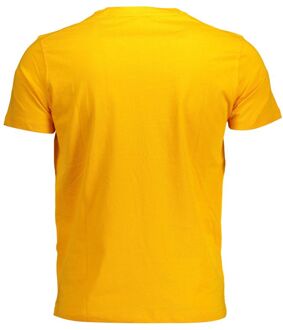 U.S Polo Assn. Klassiek Crew Neck T-shirt met Korte Mouwen Oranje