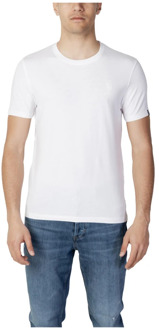U.S Polo Assn. Klassiek Wit T-shirt voor Mannen U.s. Polo Assn. , White , Heren - XL