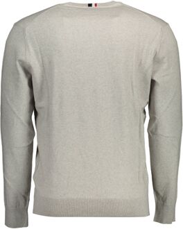 U.S Polo Assn. Klassieke Gebreide Crewneck Trui Lichtgrijs - 2XL