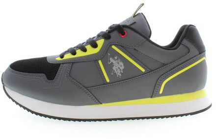U.S Polo Assn. Klassieke Lowtop Sneaker Casual Ontwerp - maat EU 44 Grijs