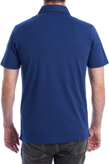 U.S Polo Assn. Kurzarm-Poloshirt für Herren US41197058 - maat 2XL Blauw