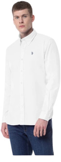 U.S Polo Assn. Oxford Button Down Overhemd U.s. Polo Assn. , White , Heren - 2Xl,Xl,L,M