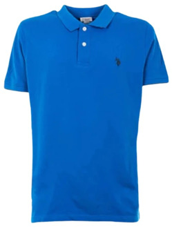 U.S Polo Assn. Piquet Polo Shirt U.s. Polo Assn. , Blue , Heren - 2Xl,Xl,L,M,3Xl