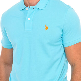 U.S Polo Assn. Polo korte mouw 67940 heren Blauw