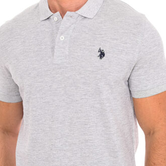 U.S Polo Assn. Polo korte mouw 67940 heren - maat L Grijs
