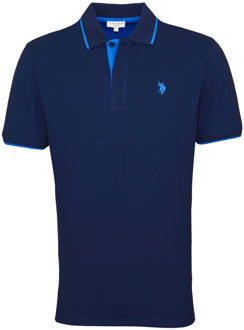 U.S Polo Assn. Polo Shirts U.s. Polo Assn. , Blue , Heren - 2Xl,M