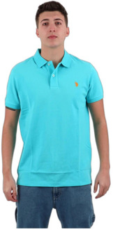 U.S Polo Assn. Polo Shirts U.s. Polo Assn. , Blue , Heren - 2Xl,Xl,L,M,S,3Xl