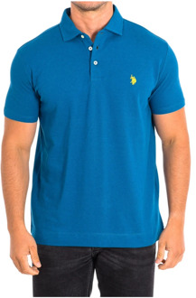 U.S Polo Assn. Polo Shirts U.s. Polo Assn. , Blue , Heren - 2Xl,Xl,L,M,S,3Xl
