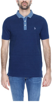 U.S Polo Assn. Polo Shirts U.s. Polo Assn. , Blue , Heren - 2Xl,Xl,L,M,S