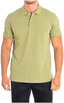 U.S Polo Assn. Polo Shirts U.s. Polo Assn. , Green , Heren - 2Xl,Xl,L,M,S