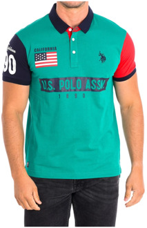 U.S Polo Assn. Polo Shirts U.s. Polo Assn. , Green , Heren - M