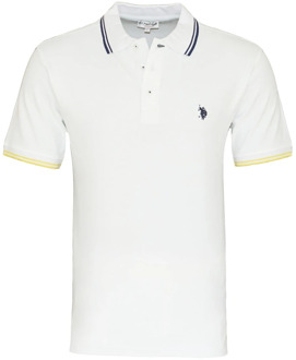 U.S Polo Assn. Polo Shirts U.s. Polo Assn. , White , Heren - 2Xl,3Xl