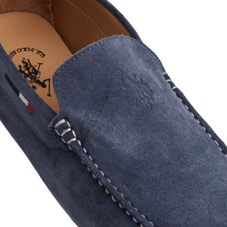 U.S Polo Assn. River0023S1 suède loafer voor heren Blauw