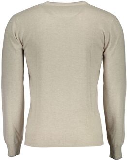 U.S Polo Assn. Ronde Hals Gebreide Trui Klassieke Pasvorm Huidkleurig - 2XL