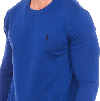 U.S Polo Assn. Sweater met lange mouwen en ronde hals 64657 heren Blauw - S