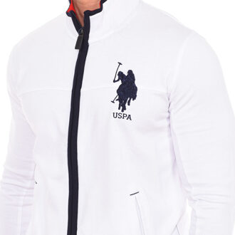 U.S Polo Assn. Sweater met rits 61695 man Wit - S