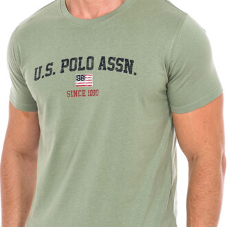 U.S Polo Assn. T-shirt korte mouw 66893 man Groen
