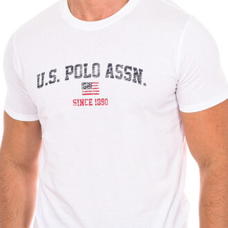 U.S Polo Assn. T-shirt korte mouw 66893 man - maat 2XL Wit