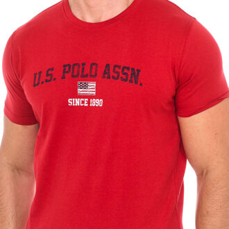 U.S Polo Assn. T-shirt korte mouw 66893 man - maat XL Rood