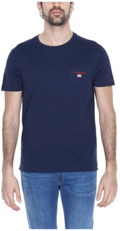 U.S Polo Assn. T-Shirts U.s. Polo Assn. , Blue , Heren - 2Xl,Xl,L,M,S,3Xl