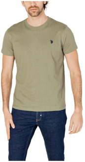 U.S Polo Assn. T-Shirts U.s. Polo Assn. , Green , Heren - 2Xl,Xl,L,M,S,3Xl