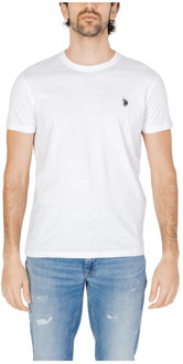 U.S Polo Assn. T-Shirts U.s. Polo Assn. , White , Heren - 2Xl,Xl,L,M,S,3Xl,4Xl