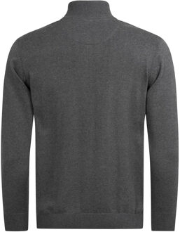 U.S Polo Assn. U.S. POLO ASSN. heren half-zip gebreide trui USKnooxx van katoenmix Grijs