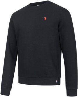 U.S Polo Assn. U.S. POLO ASSN. heren sweatshirt trui USJaxxon van katoenmix Zwart