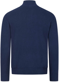 U.S Polo Assn. U.S. POLO ASSN. heren Troyer trui USLogaan van 100% katoen Blauw - 2XL