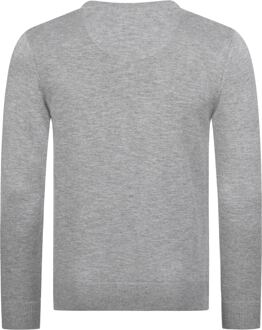 U.S Polo Assn. U.S. POLO ASSN. heren V-hals trui Classic Fit van katoenmix - maat Grijs