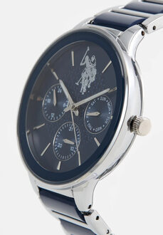 U.S Polo Assn. U.S. Polo Assn. Horloge Alexandre Herenhorloge Zilver