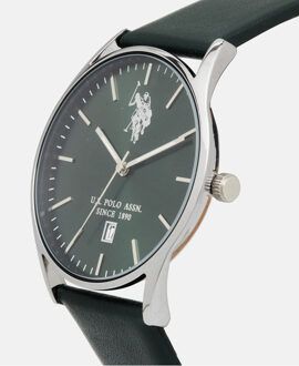 U.S Polo Assn. U.S. Polo Assn. Horloge Colin Herenhorloge Zilver