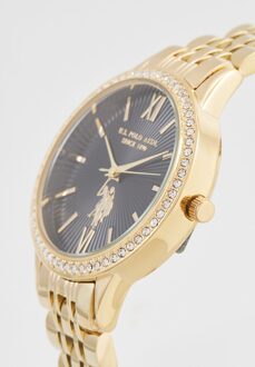 U.S Polo Assn. U.S. Polo Assn. Horloge Faith Dameshorloge Goud - One Size
