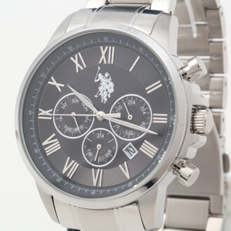 U.S Polo Assn. U.S. Polo Assn. Horloge William Herenhorloge Zilver